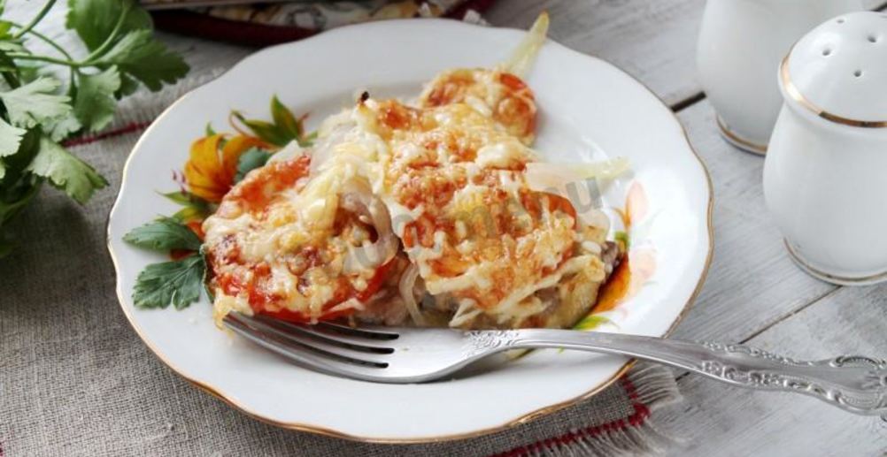 Рецепт мясо по-французски в духовке с грибами