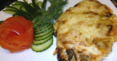Рецепт Мяса по-французски в фольге с грибами