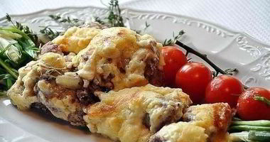 Рецепт Свиной шейки с пармезаном запеченная по-французски