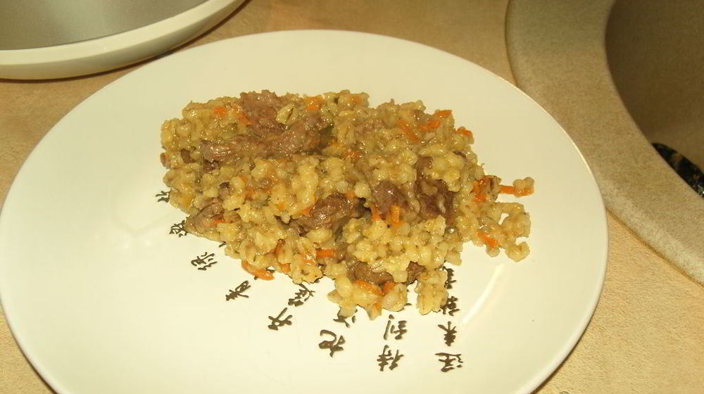 Как приготовить говядину с перловкой в мультиварке