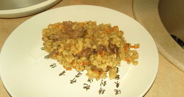 Рецепт Говядины с перловкой в мультиварке