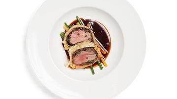 Рецепт Говядины Веллингтон с зеленой фасолью