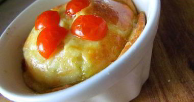 Рецепт Киша с овощами и куриными сердечками