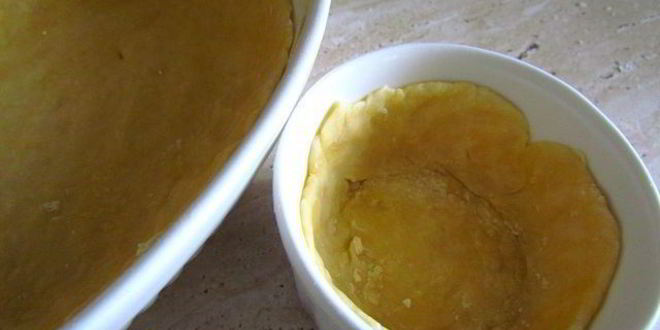 Рецепт киша с овощами и куриными сердечками