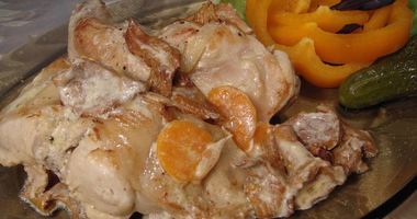 Рецепт Кролика в сметанной подливе с лисичками