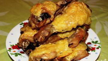 Рецепт Куриной голени с сыром