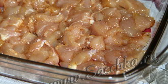 Рецепт куриного филе в сметане