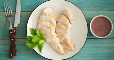 Рецепт Куриных грудок с соусом из фасоли