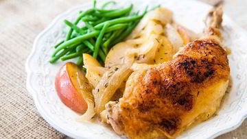 Рецепт Куриных окороков с соусом