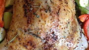 Рецепт Курицы Галантин, фаршированная блинами