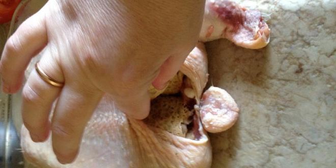 Рецепт курицы галантин, фаршированная блинами