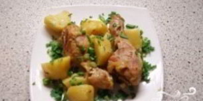 Рецепт курицы с картошкой в мультиварке