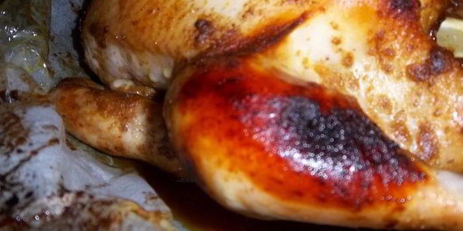 Рецепт курицы с лимоном под медово-соевым соусом