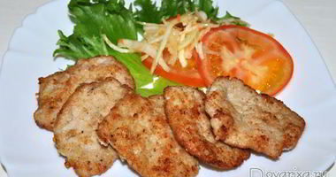 Рецепт Отбивные-мини из свинины
