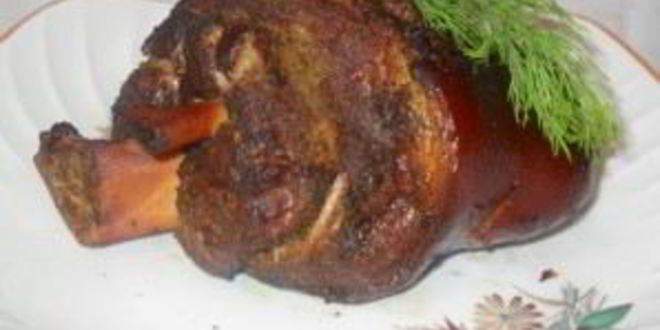 Рецепт рульки копченой