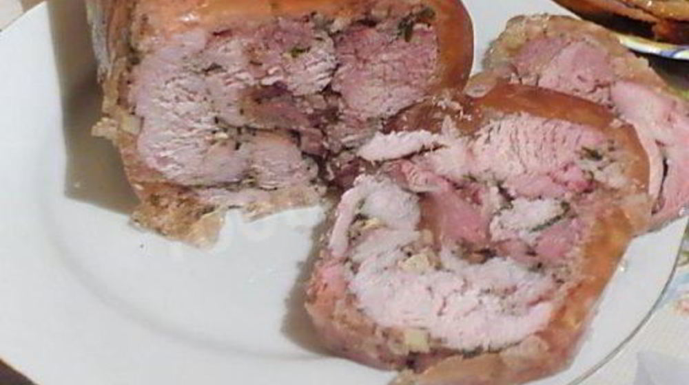 Как приготовить сальтисон из курицы куриный