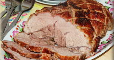 Рецепт Свиной лопатки, запеченной в горчице