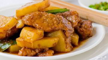 Рецепт Свинины с картошкой в рукаве