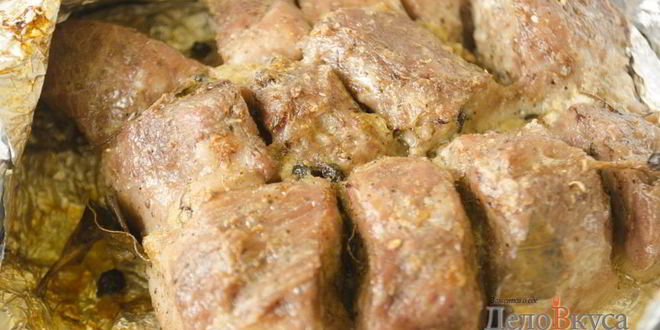 Рецепт свинины в фольге