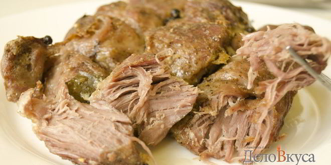 Рецепт свинины в фольге