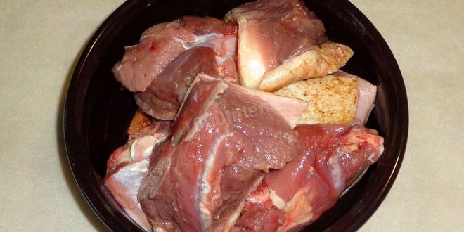 Рецепт тушеной утки кусочками