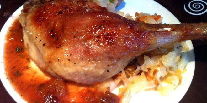 Рецепт утки со сливовым соусом