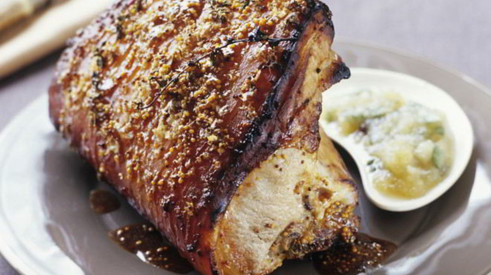 Как приготовить запеченную свинину в горчице