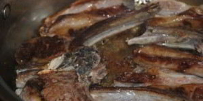 Рецепт жареной баранины