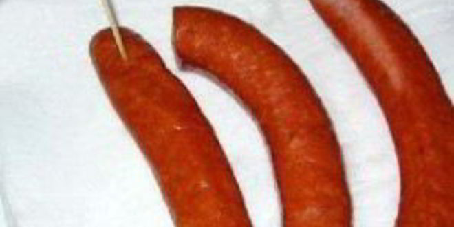 Рецепт жареной колбасы с картофелем