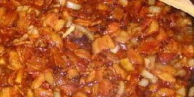 Рецепт жареной колбасы с картофелем