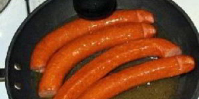 Рецепт жареной колбасы с картофелем