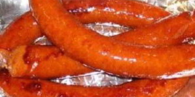 Рецепт жареной колбасы с картофелем