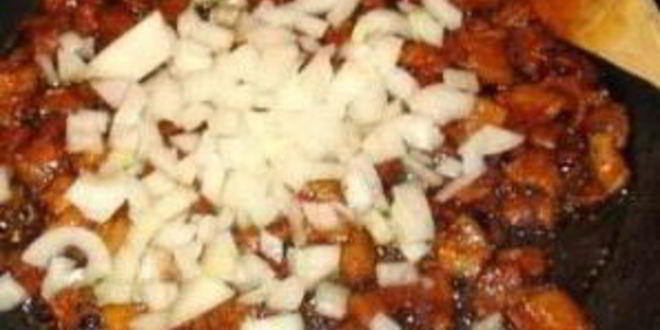 Рецепт жареной колбасы с картофелем