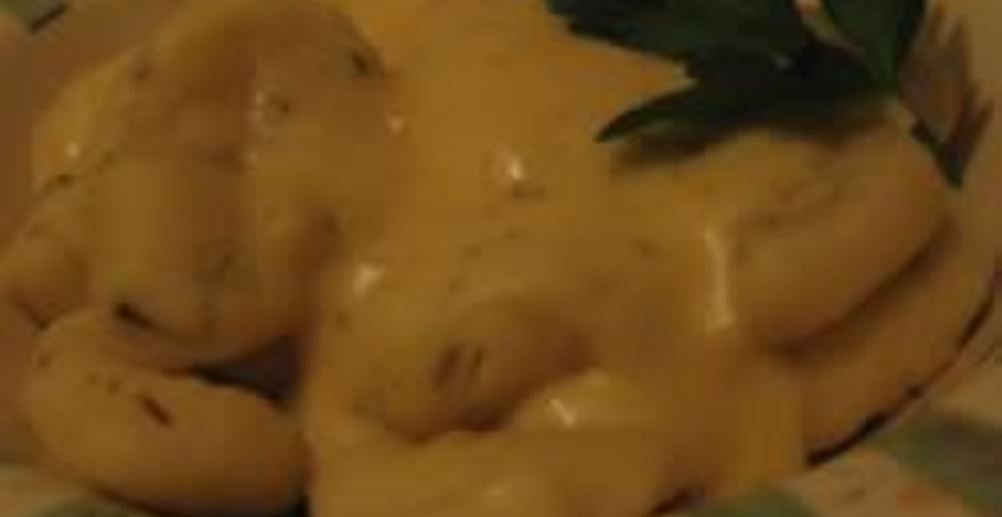 Рецепт жареные ньокки в соусе из горгонзолы с грибами