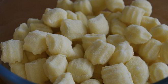 Рецепт ньокков с креветками и спаржей