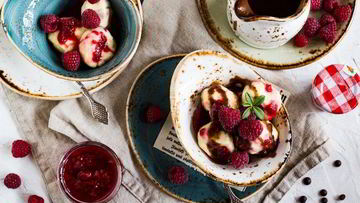 Рецепт Ньокков с малиной