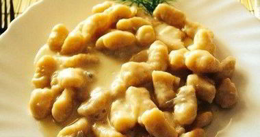 Рецепт Ньокков со сливочно-грибным соусом