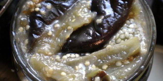 Рецепт баклажанов с чесноком