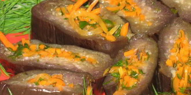 Рецепт баклажанов закусочных