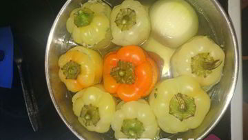 Рецепт Фаршированного перца со шпинатом