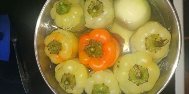 Рецепт фаршированного перца со шпинатом
