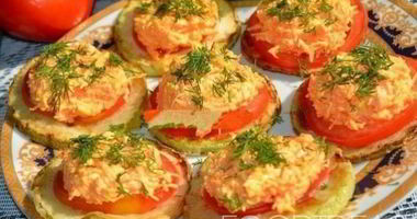 Рецепт Кабачков с помидорами