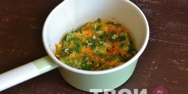 Рецепт кабачков тушеных