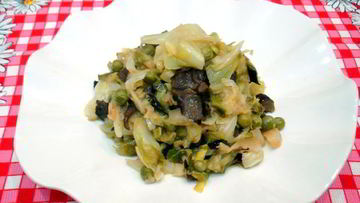 Рецепт Капусты с грибами жареная