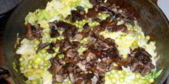 Рецепт капусты с грибами жареная