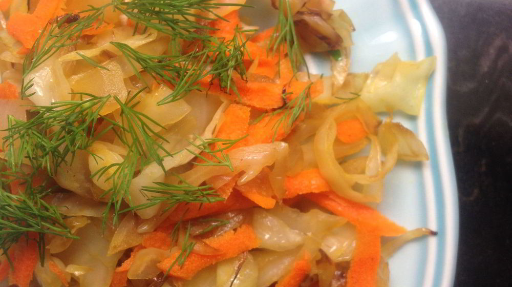 Как приготовить капусту жареную