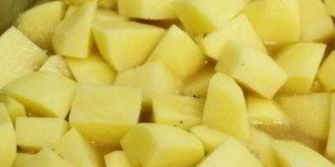 Рецепт картофеля тушеного с мясом