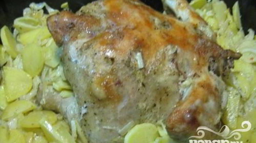 Как приготовить картофель тушеный в курином жире