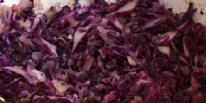 Рецепт красной капусты, тушенной по-баварски