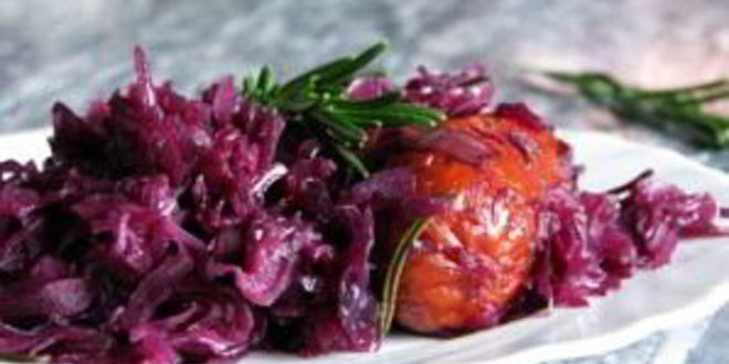 Рецепт красной капусты, тушенной по-баварски